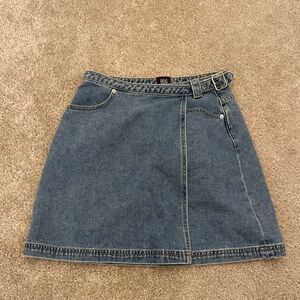 BDG wrap denim mini skirt from Urban Outfitters